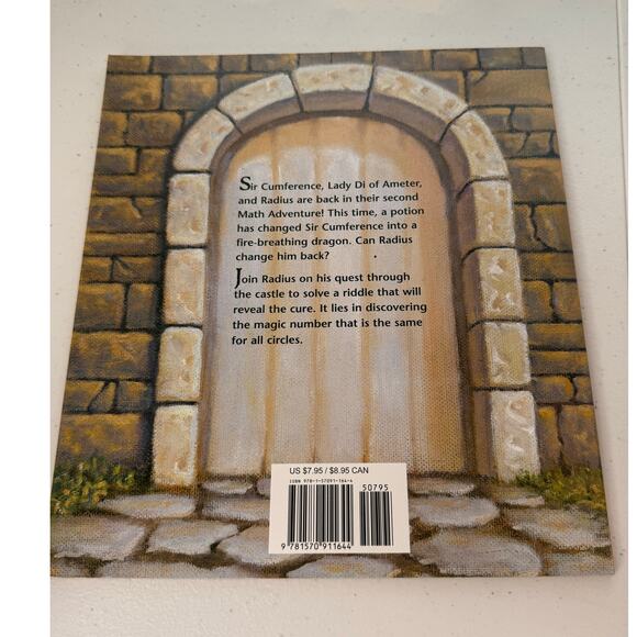 Educational Book Bundle 2 Math Adventure Story Books Sir Cumference Series - Picture 6 of 6